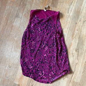 Lululemon Athletica Magenta Sleeveless Top